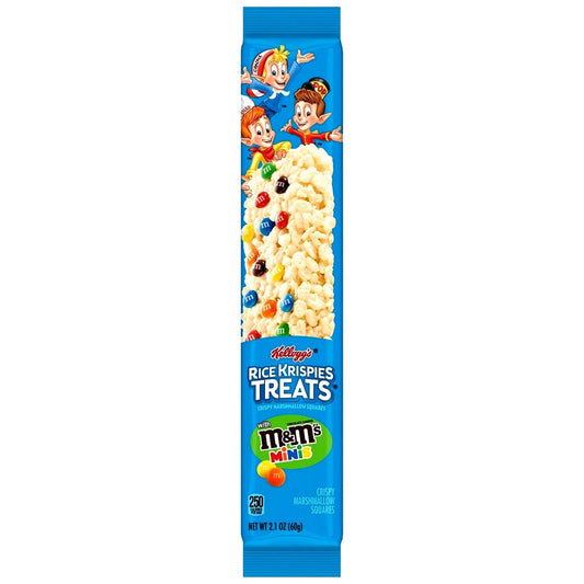 Kellogg's Rice Krispies Treats Blasted with M&M's Minis, 2.1 oz. (Pack of 72)