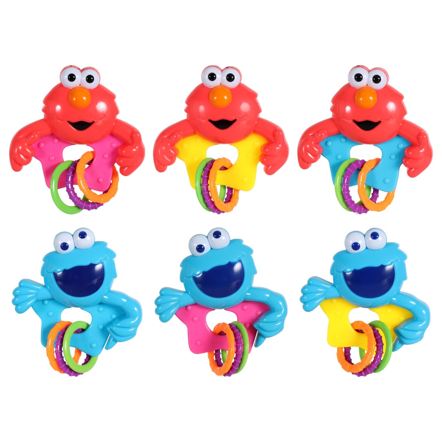 Sesame Street Sesame Beginnings Rattles and Teethers (Pack of 24)