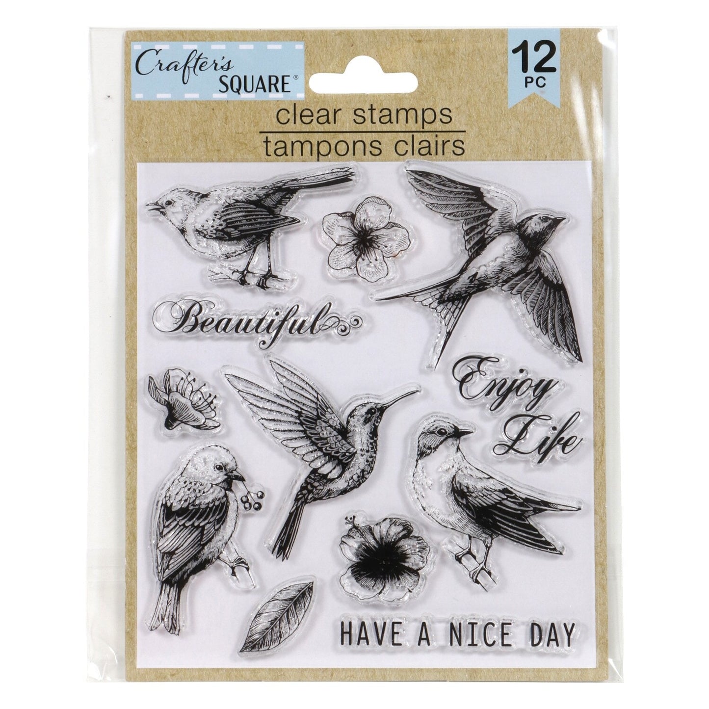 Crafter's Square Clear Stamp Sets, 14-ct. Packs (Pack of 36)