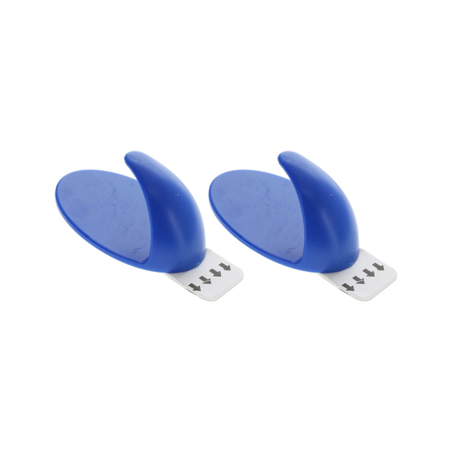 White Plastic Removable Wall Hooks, 3 lbs. (Pack of 24)