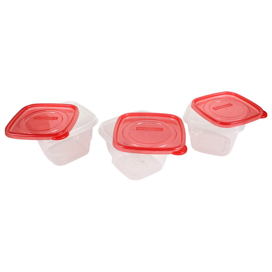Food Store Square 2 Cups Containers, 3-ct. Packs (Pack of 24)