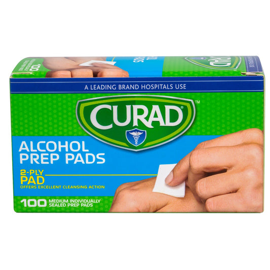 Curad Alcohol Prep Pads, 100-ct. (Pack of 30)