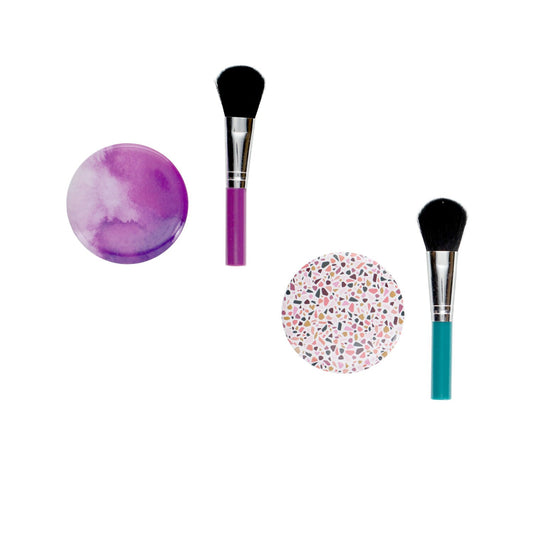 Sassy & Chic Mirror and Makeup Brush Sets (Pack of 24)