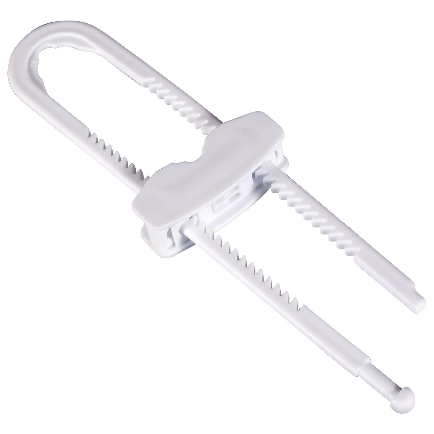 Angel of Mine White Plastic Cabinet Locks (Pack of 24)