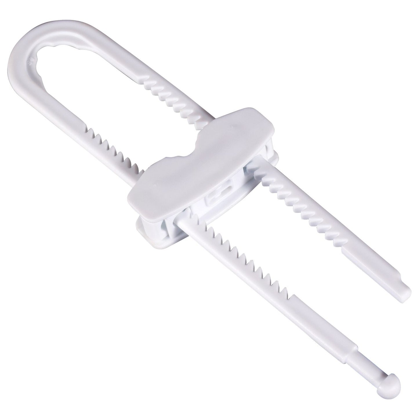 Angel of Mine White Plastic Cabinet Locks (Pack of 24)