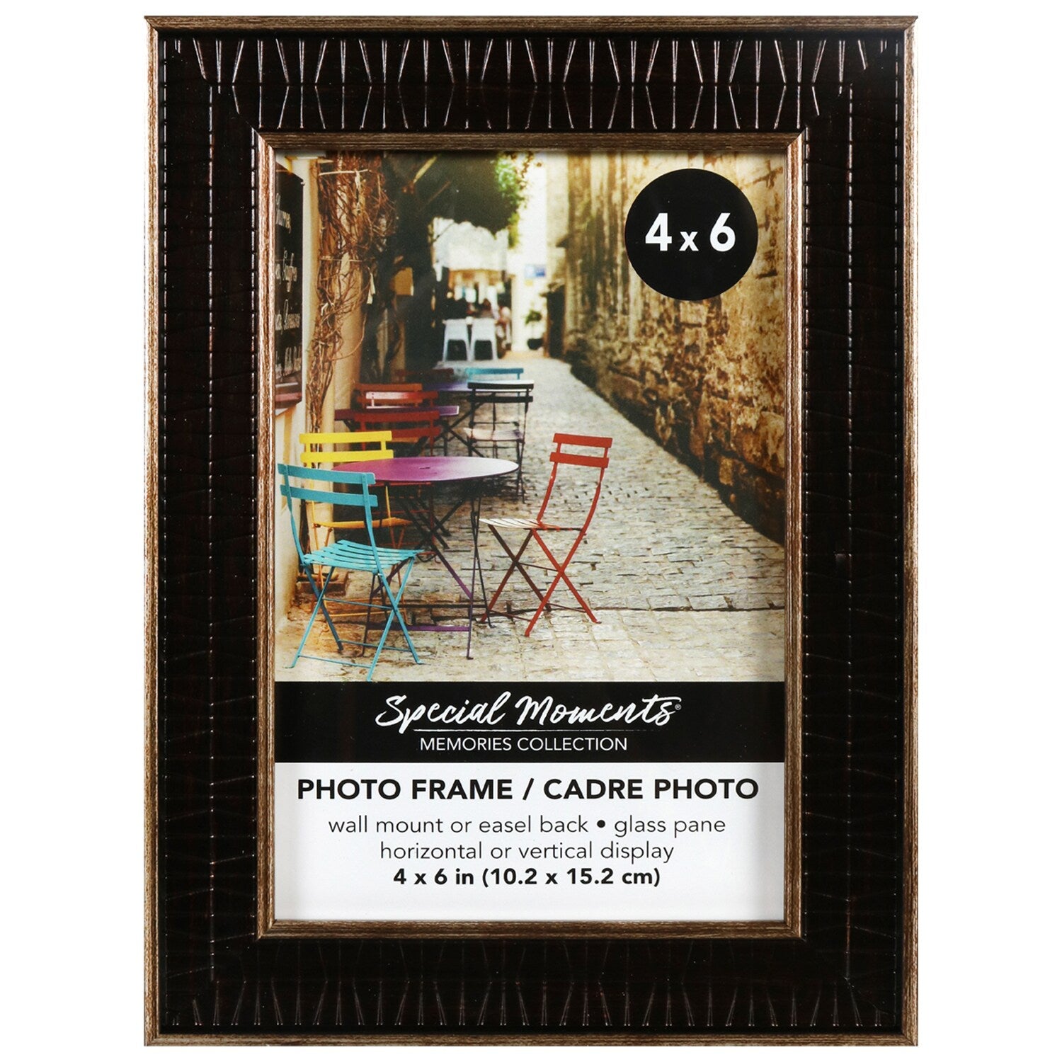 Tribal Brown Photo Frames, 4x6 in. (Pack of 12)