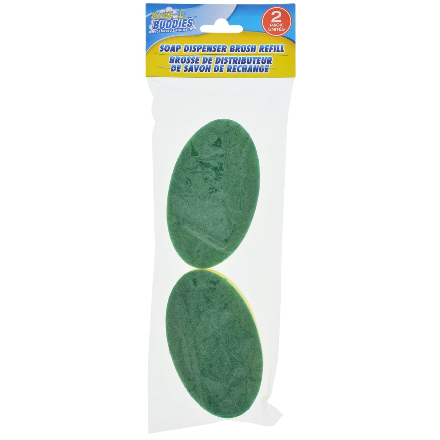 Scrub Buddies Soap Dispenser Brush Refill, 2-ct. Packs (Pack of 24)