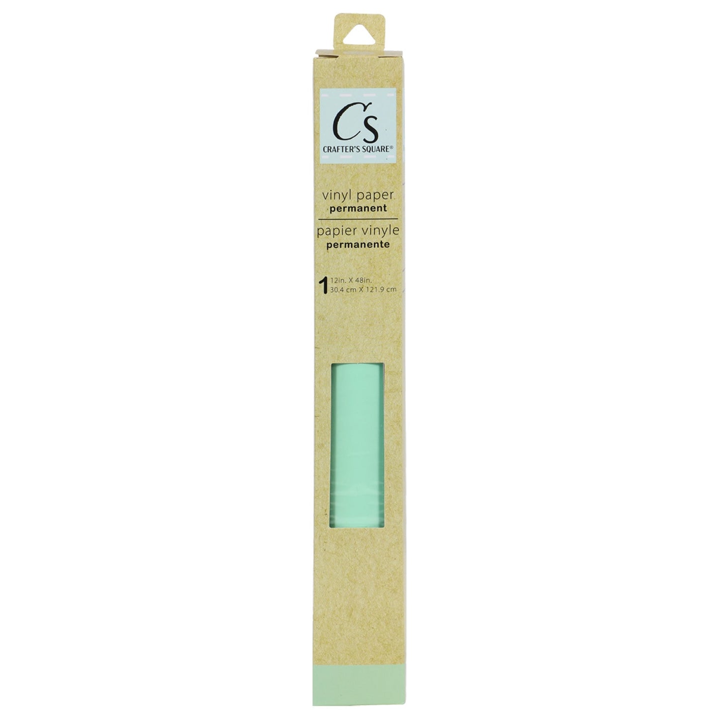 Crafter's Square Mint Green Permanent Vinyl Paper, 12x48 in. (Pack of 4)