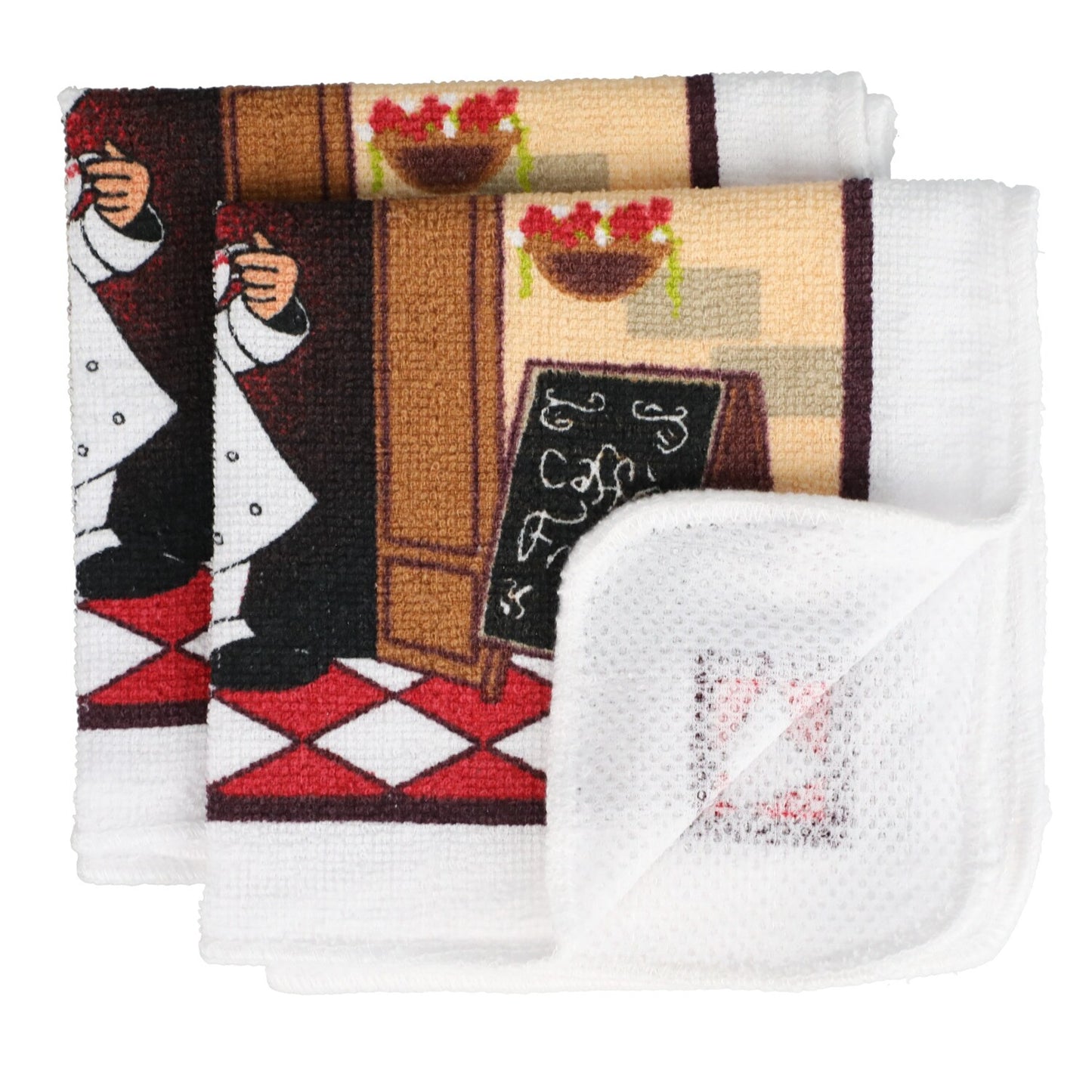 Home Collection Chef-Themed Dish Cloths, 2-ct. Packs (Pack of 12)