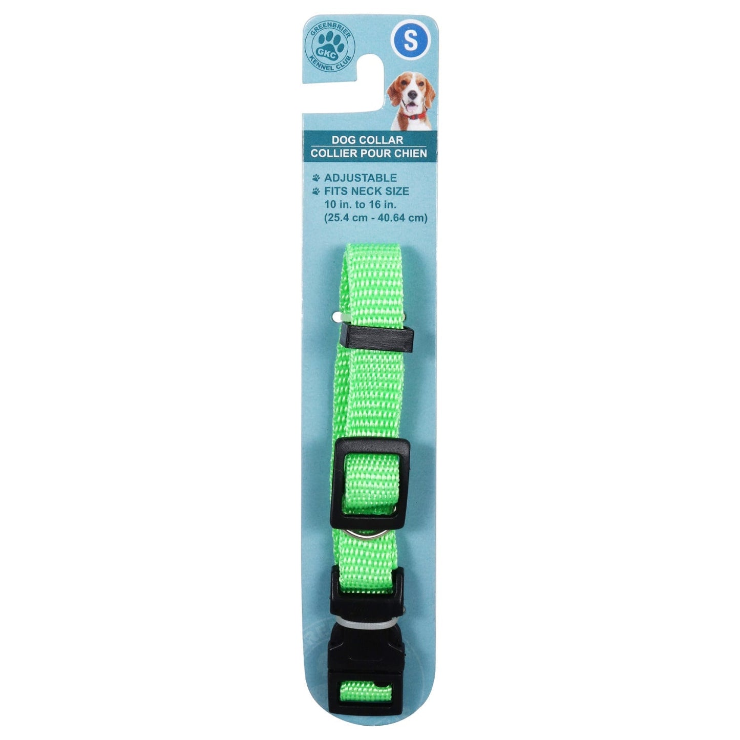 Greenbrier Kennel Club Small Adjustable Dog Collars (Pack of 18)