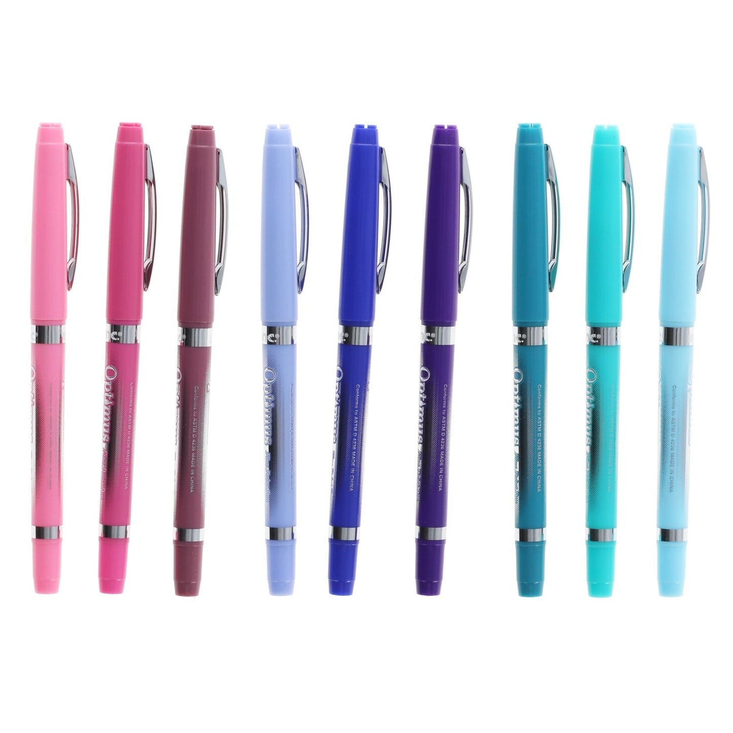 Optimus Fine Tip Fashion Pens, 3-ct. Packs (Pack of 36)