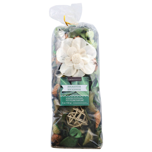 Luminessence Eucalyptus Scented Potpourri, 5 oz. Bags (Pack of 12)