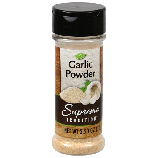 Supreme Tradition Garlic Powder, 2.5-oz. Bottles (Pack of 12)