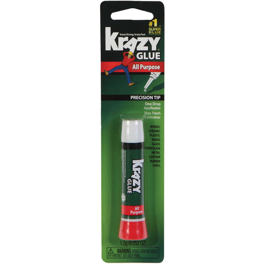 All-Purpose Krazy Glue, .052-oz. Tubes (Pack of 24)
