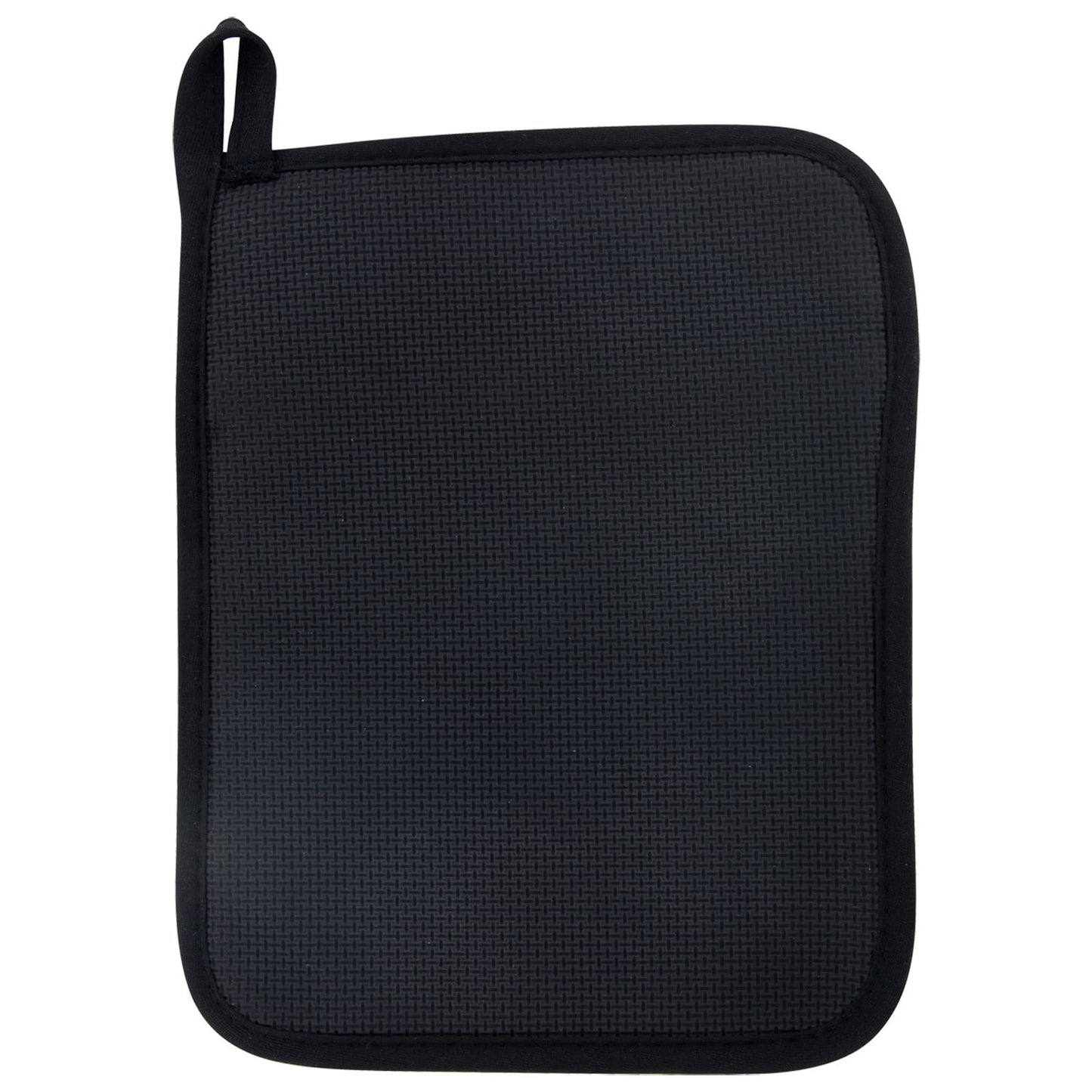 Home Collection Black Polyester/Rubber Oven Mitts 9x7 in. (Pack of 4)