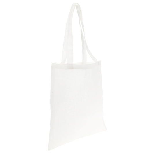 Medium Cream-Colored Cotton Tote Bags, 15.75x14 in. (Pack of 4)