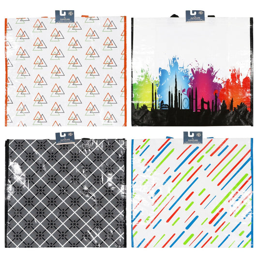 Fashion XXL Reusable Tote Bags, 19.5x8x17.5-in. (Pack of 24)