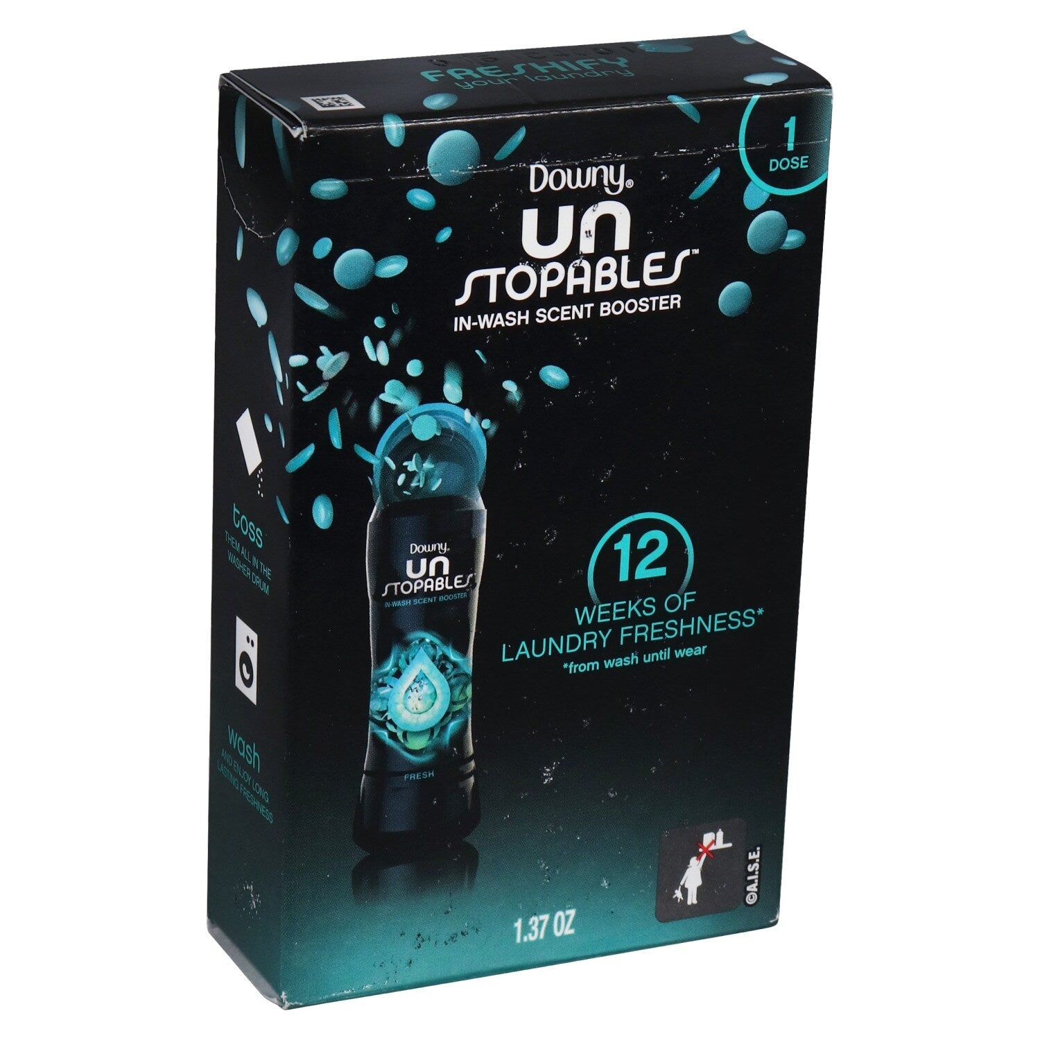 Downy Unstopables In-Wash Scent Booster, 1.37 oz. (Pack of 24)