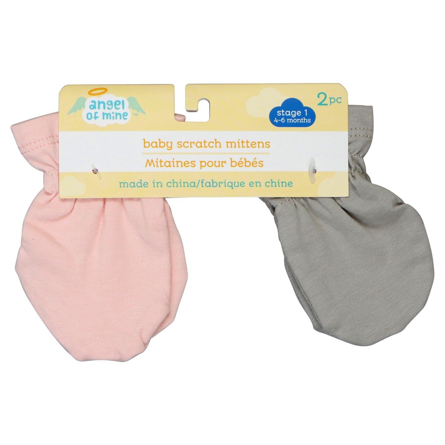 Angel of Mine Baby Scratch Mittens, 2-pc. Packs (Pack of 24)
