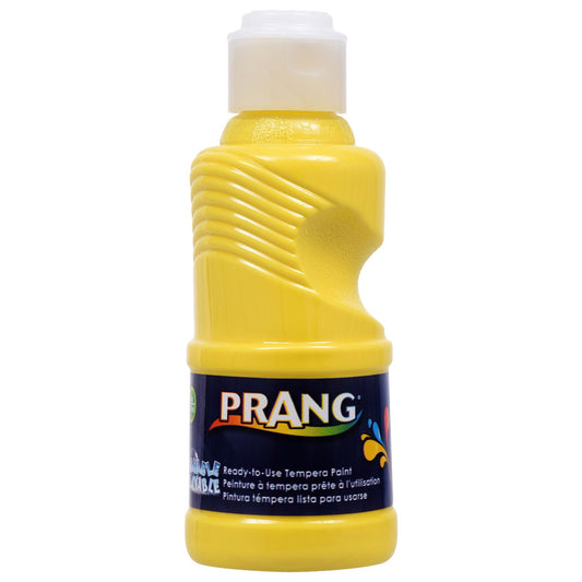 Prang Tempera Yellow Paints, 8 oz. (Pack of 6)