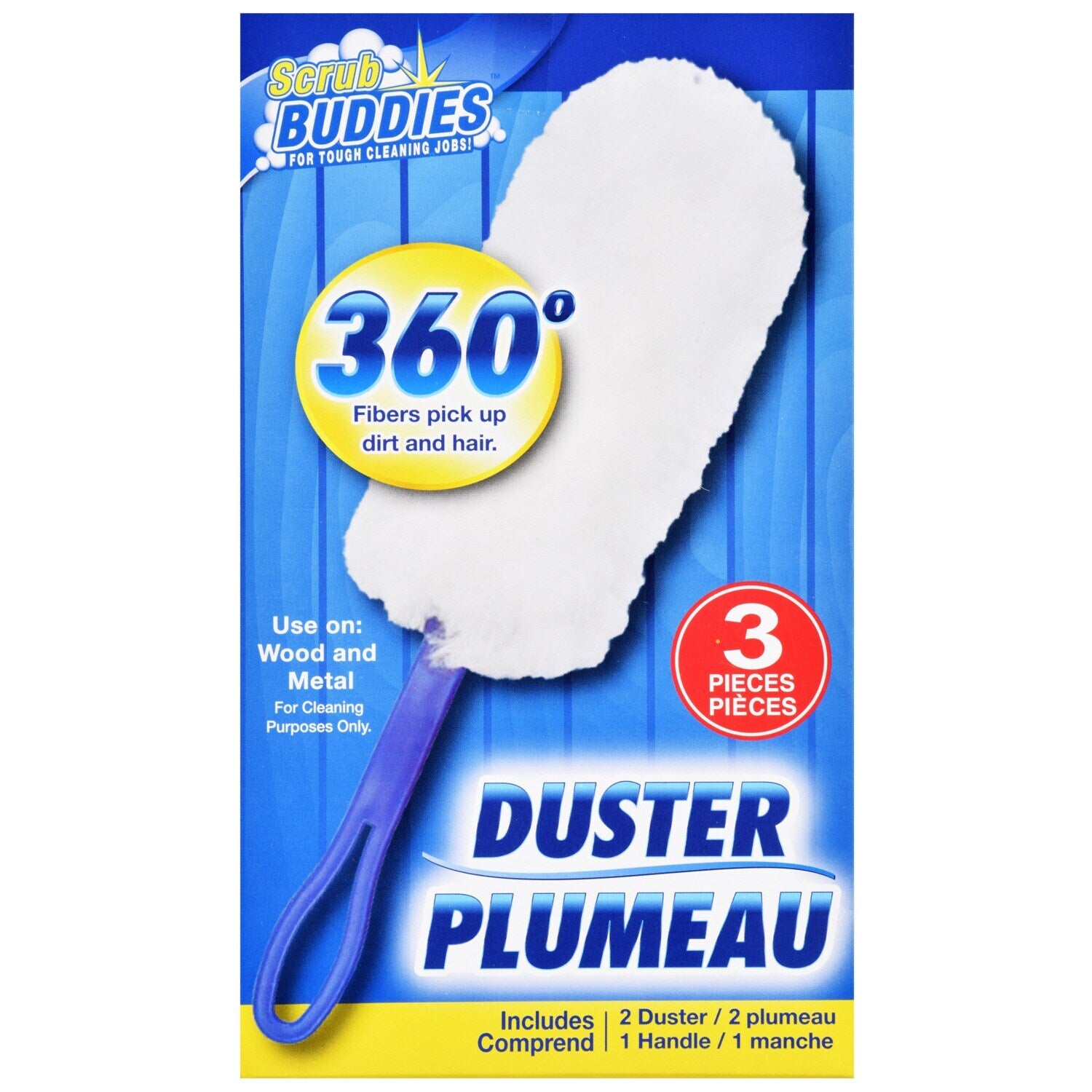 Scrub Buddies Static Dusters, 3-ct. Packs (Pack of 24)
