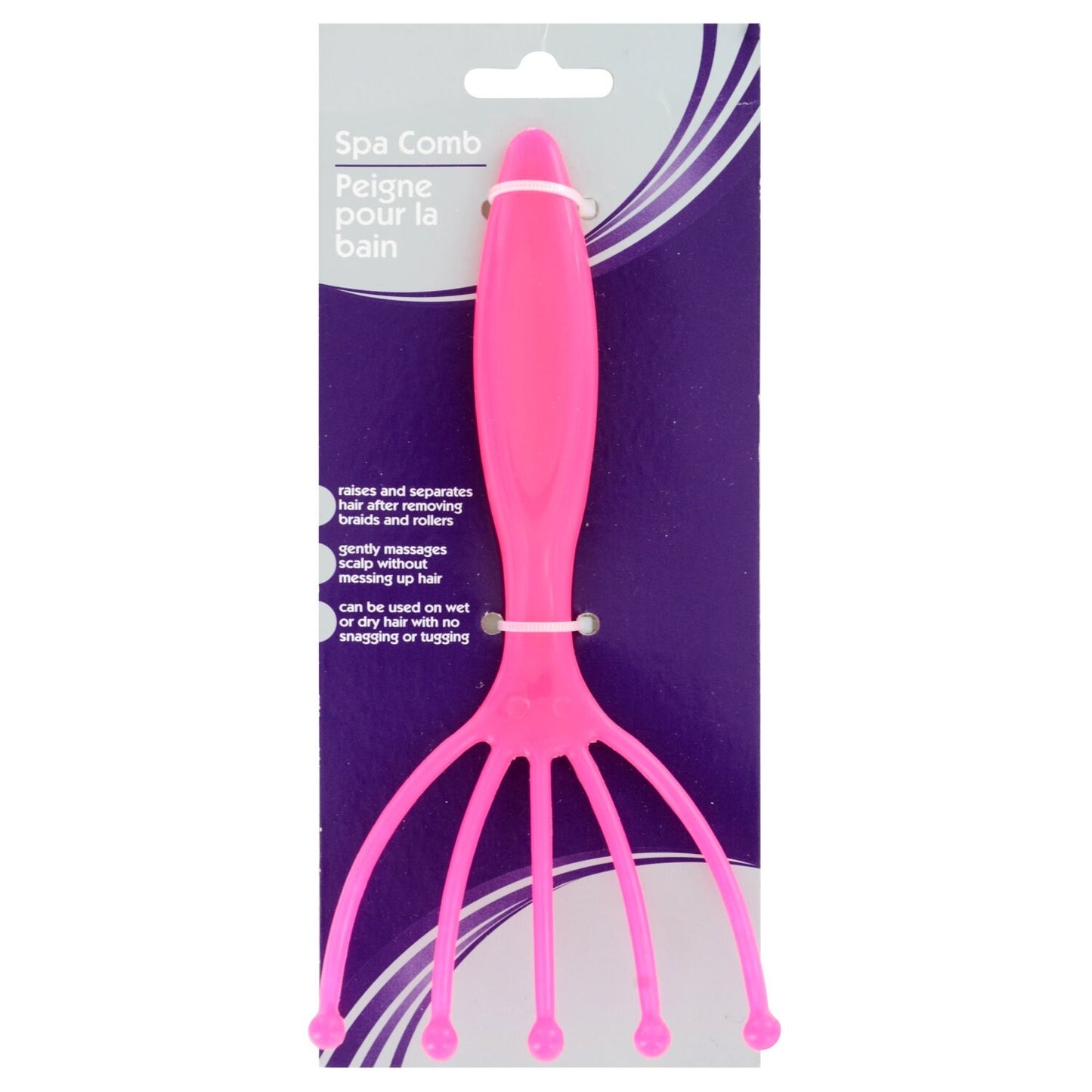 Plastic Spa Combs, 7x3.25x1.5 in. (Pack of 12)