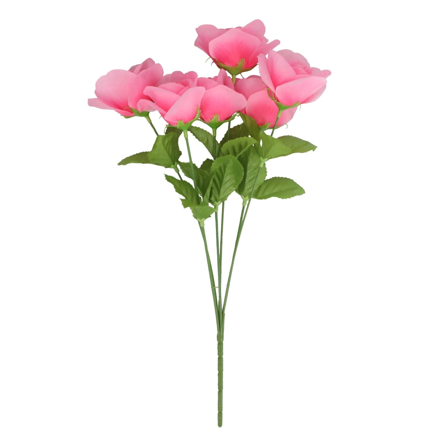 6-Stem Artificial Rose Bushes, 16.5x6.875 in. (Pack of 36)
