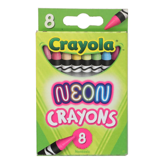 Crayola Neon Crayons, 8-ct. Boxes (Pack of 4)