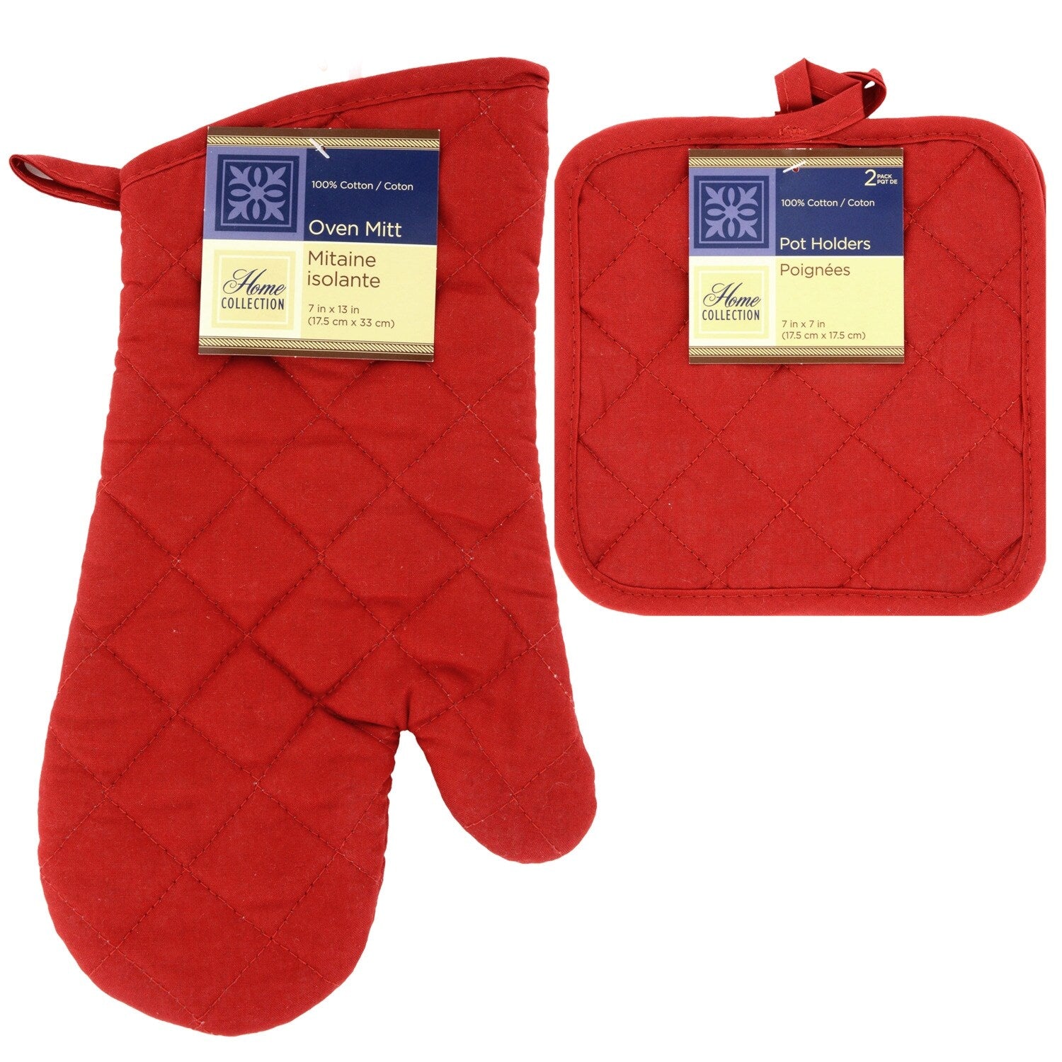 Home Collection Red Cotton Kitchen Linens (Pack of 24)