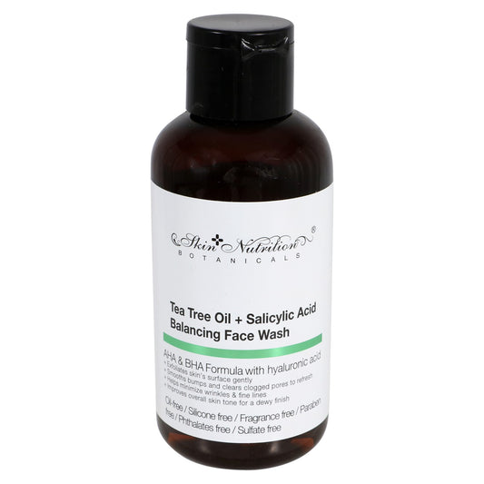 Skin Nutrition Botanical Tea Tree Oil Salicylic Acid Balancing Face Wash 1oz (24