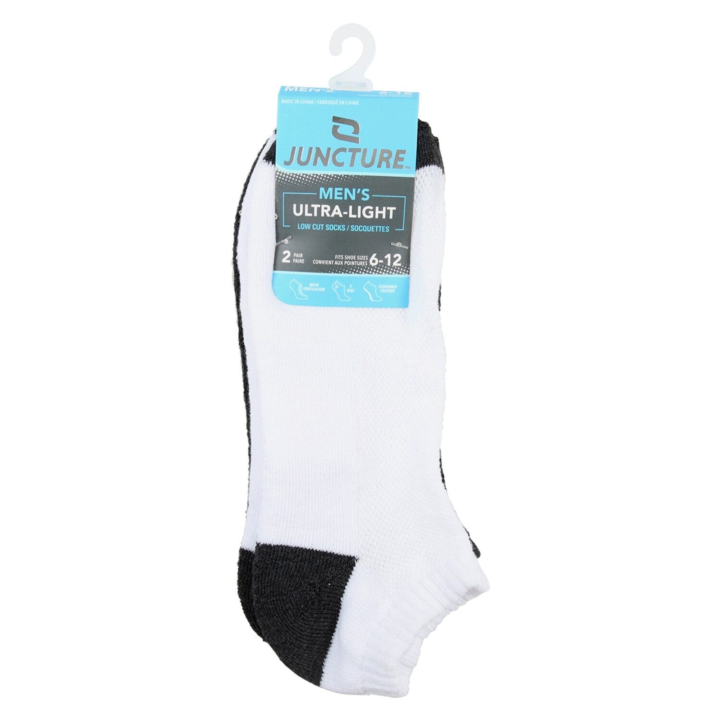 Men's Ultra Light Low Cut Athletic Socks, 2-Pair Packs (Pack 48)