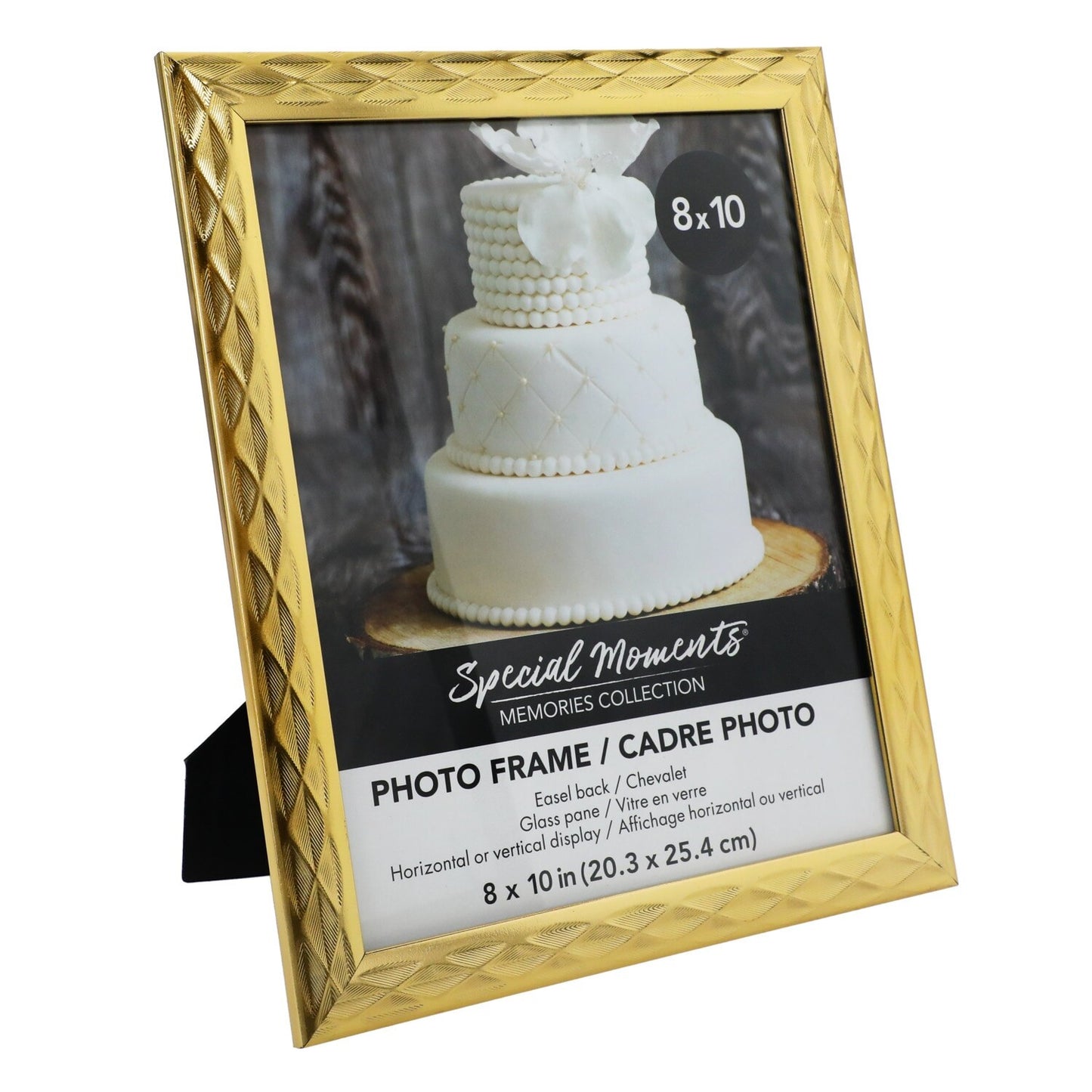 Special Gold Diamond Grooved Picture Frames, 8x10 in. (Pack of 12)