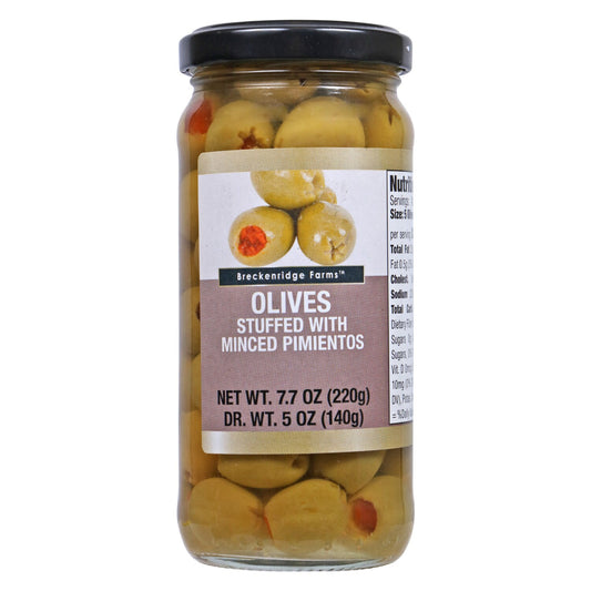 Breckenridge Farms Stuffed Green Olives, 5 oz. Jars (Pack of 12)