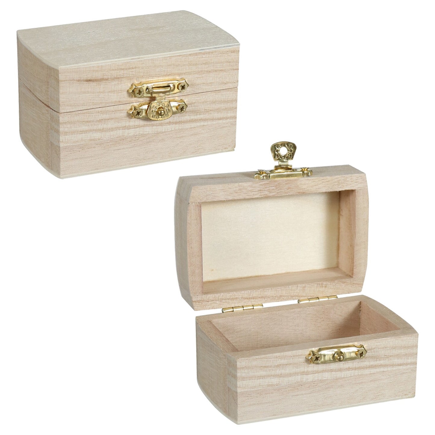 Crafter's Square Small Wooden Gift Boxes, 2x3.5x2 in. (Pack of 24)