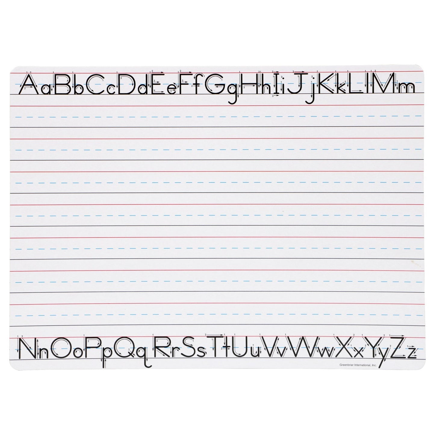 Teaching Tree Two-Sided Dry Erase Practice Boards, 11x9 in. (Pack of 6)