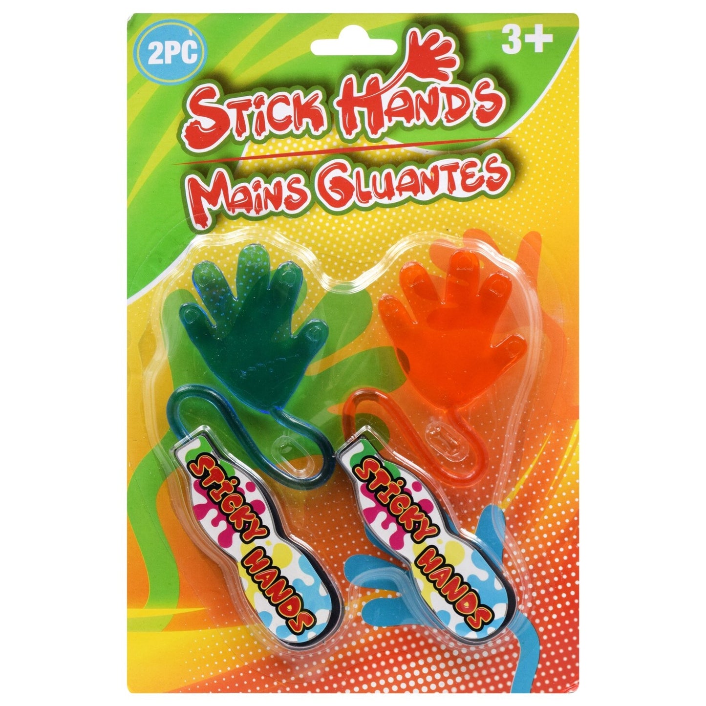 Colorful Sticky Hands, 12.75 in. (Pack of 36)