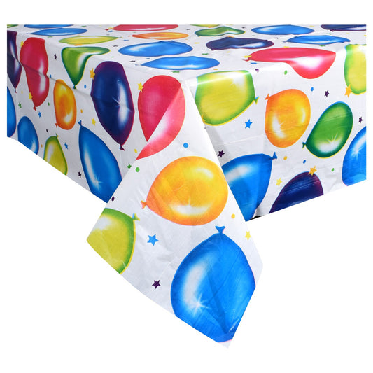 Rectangular Balloon Plastic Table Covers, 4.5x8-ft. (Pack of 36)