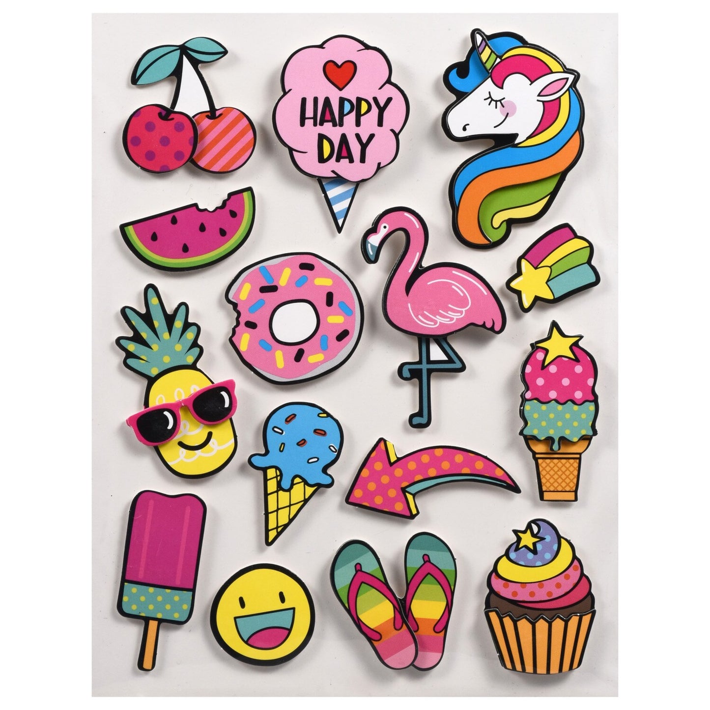 Crafter's Square Die-Cut Pop-Up Stickers, 7.25x5.625-in. Sheets (Pack of 30)