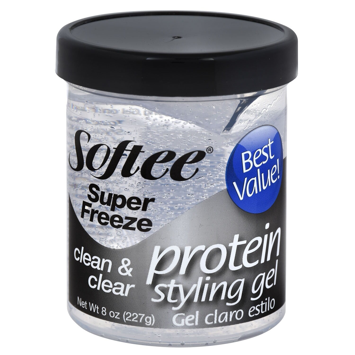 Softee Super Freeze Protein Styling Gel, 8 oz. (Pack of 6)