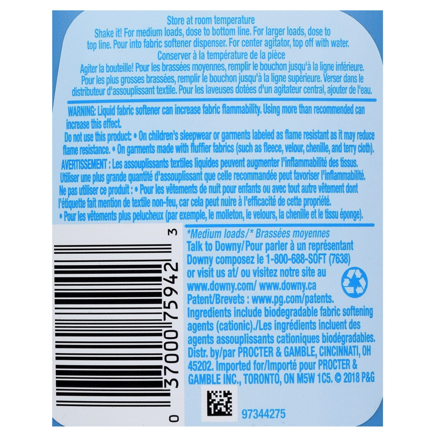 Ultra Downy Liquid Fabric Softener, 10-fl.oz. (Pack of 12)